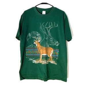 VINTAGE White Tail Deer Tee